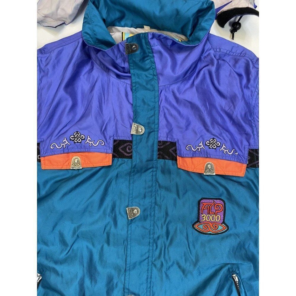Vintage Rip Curl Surfwear 3000 Jacket Men Large Celtech Waterproof 90s - Picture 2 of 15